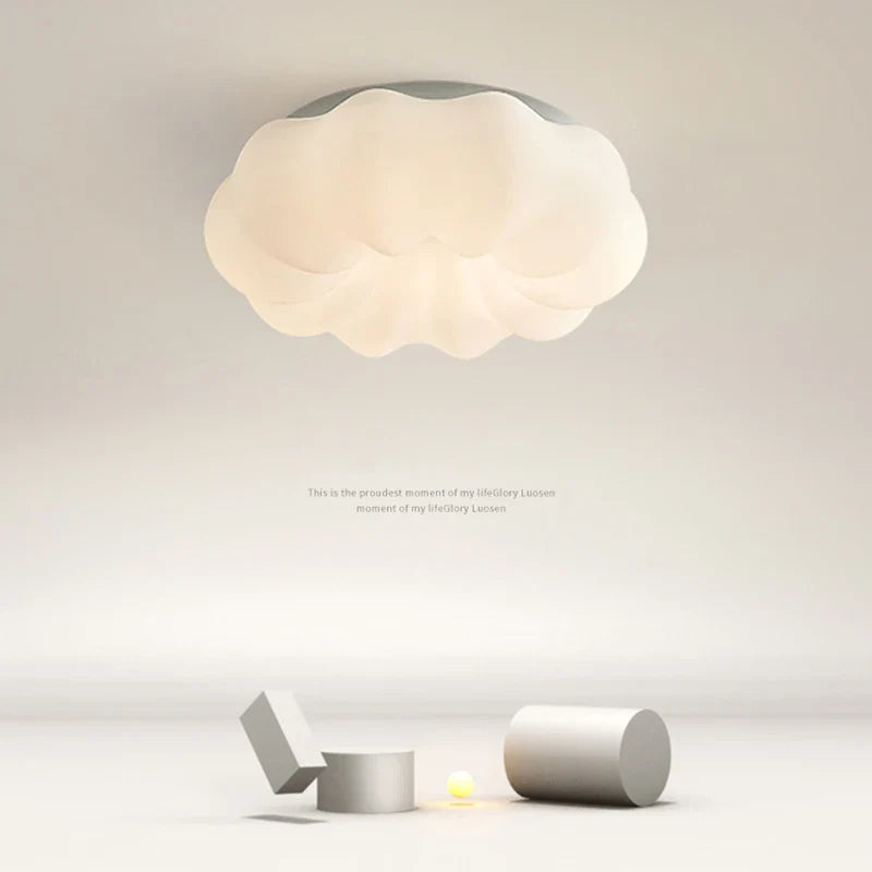 Afralia™ Modern Cloud Chandelier Pumpkin Lamp for Living Room & Children's Room