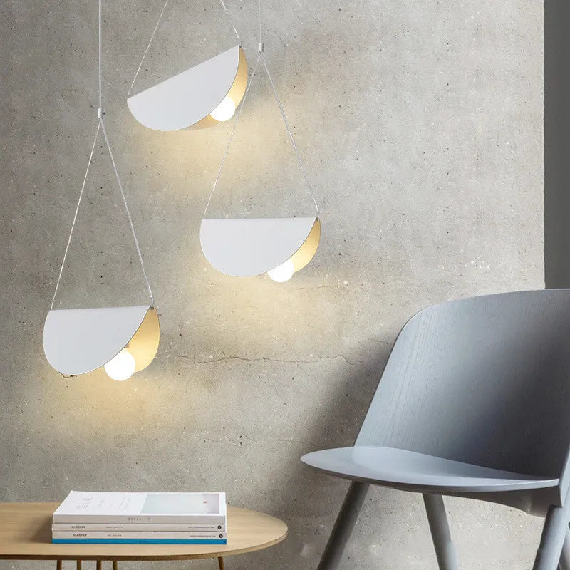 Glider White Metal Origami Pendant Light | Afralia™ Artistic Lamp for Home & Hospitality