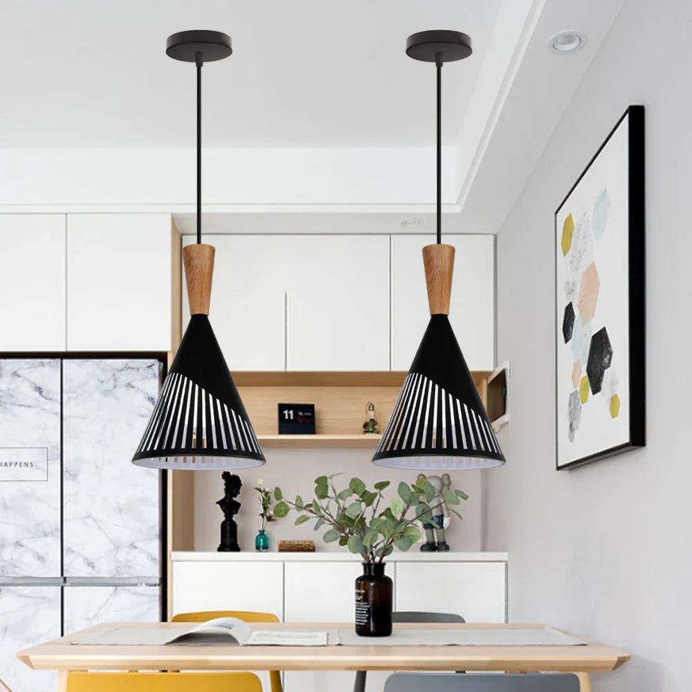 Afralia™ Industrial Vintage Pendant Light Modern Nordic Loft Hanging Lamp LED