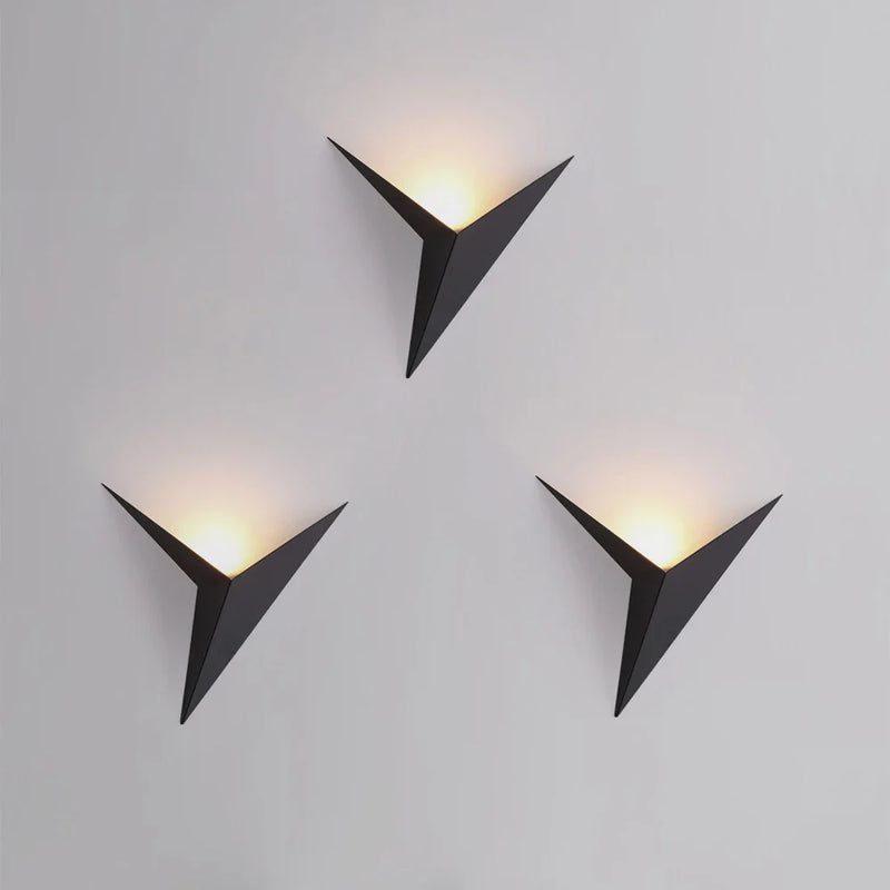 Afralia™ Triangle LED Wall Lamps: Modern Nordic Style Indoor Lighting 3W AC85-265V