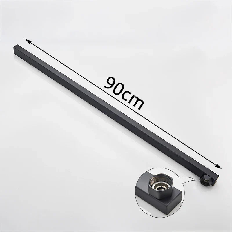 Afralia™ 90CM Tube-Bar Extend Pipe for Shower Faucet Extension