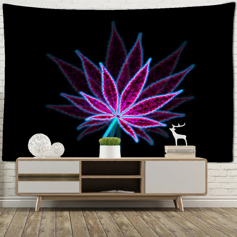 Afralia™ Maple Leaf Tapestry Wall Hanging: Boho Witchcraft Bedroom Art & Home Decor