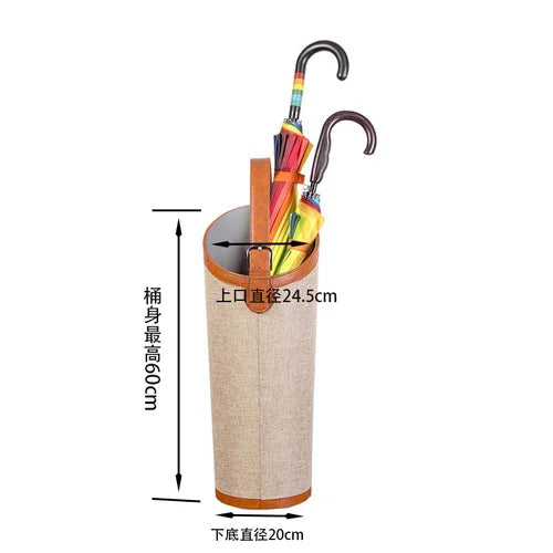 Afralia™ Umbrella Holder Organizer Stand for Home - Floor Rack Storage Bucket