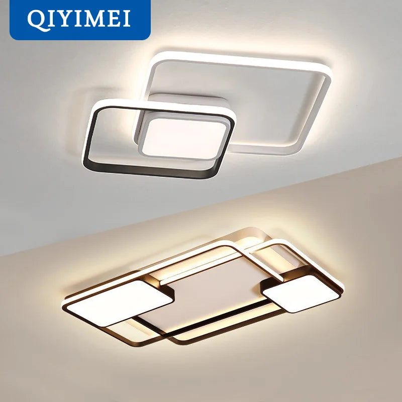 Afralia™ LED Ceiling Light: Modern Home Lighting Fixture for Living, Dining, Bedroom