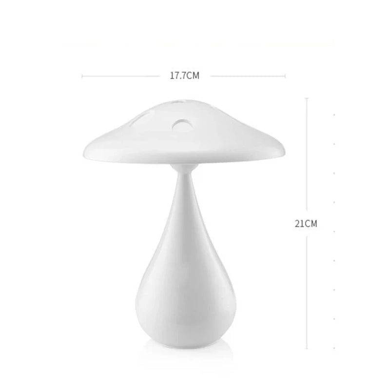 Afralia™ LED Mushroom Table Lamp for Bedroom, Touch Switch Night Light, Home Decor Art Lighting