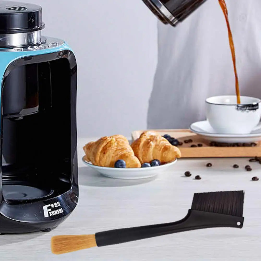 Afralia™ Espresso Machine Cleaner Brush - Dual Purpose Coffee Grinder Cleaning Tool