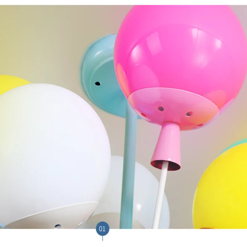 Afralia™ LED Balloon Ceiling Light Living Dining Room Baby Child Ceiling Lamp