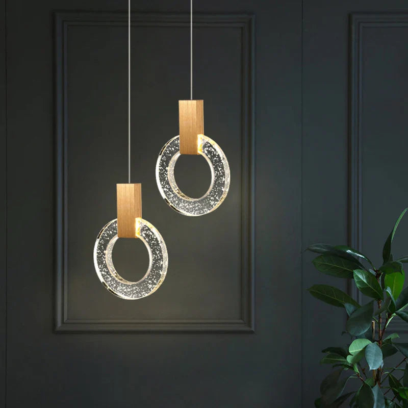 Afralia™ Gold Crystal Pendant Lights - Luxury Home Decor