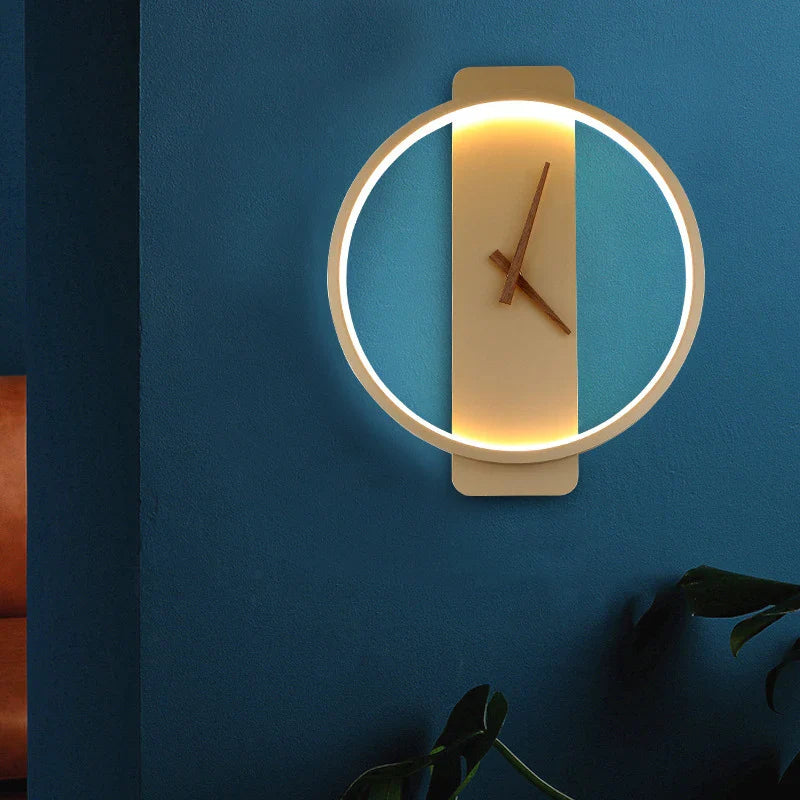 Afralia™ Luxury LED Acrylic Gold Wall Lamp for Elegant Living Spaces