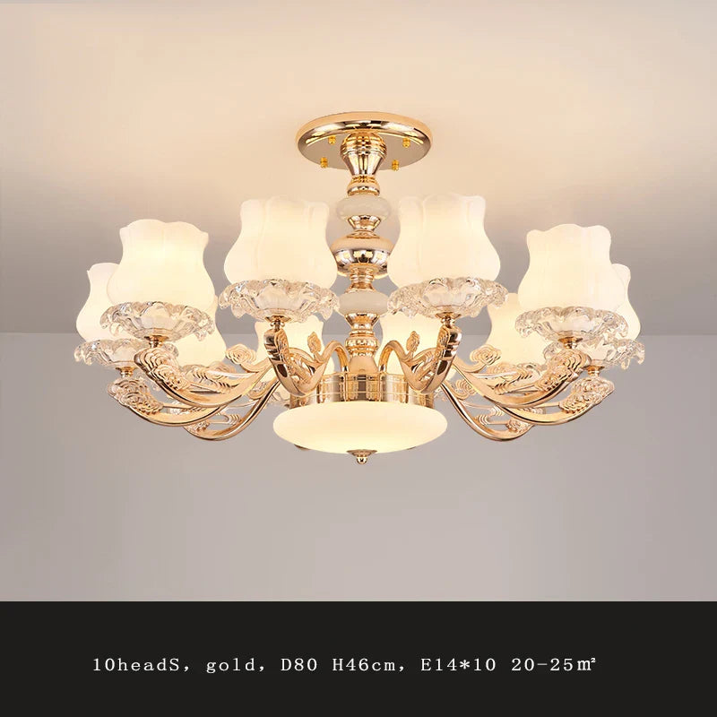 Afralia™ Luxury Duplex Building Chandelier Elegant Villa Pendant Light Modern Living Room Bedroom Lighting