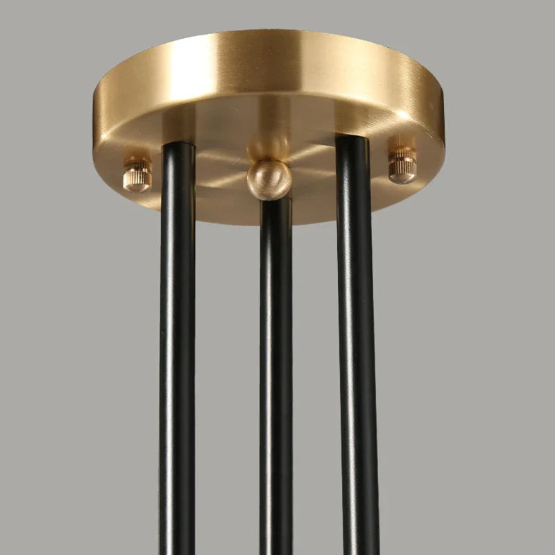 Afralia™ Geometric Glass Ball Chandelier: Post-modern LED Pendant Lights for Stylish Decor