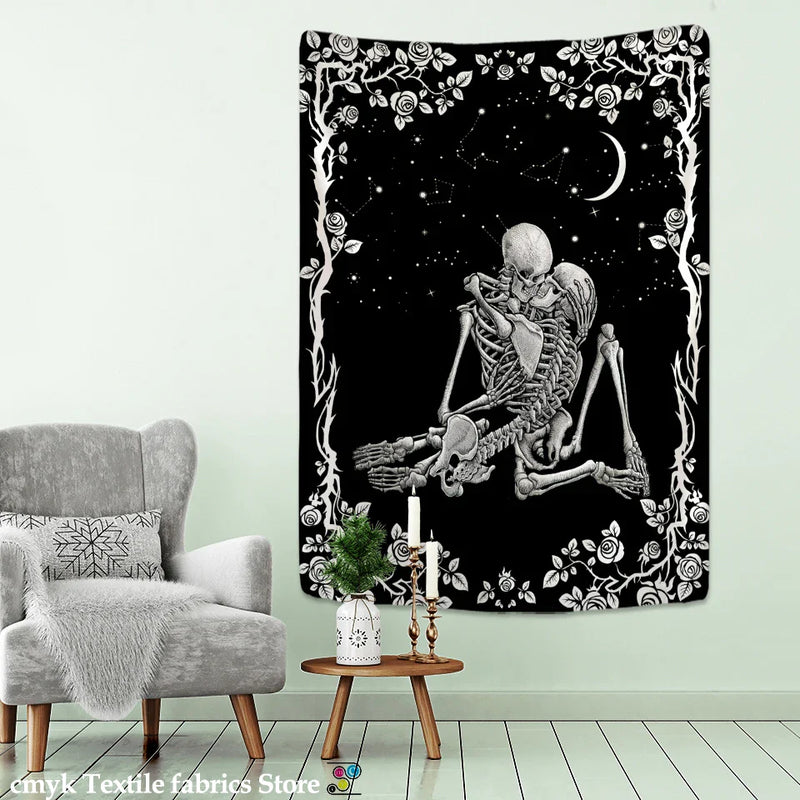 Afralia™ Starry Sky Tapestry Wall Hanging for Home Decor