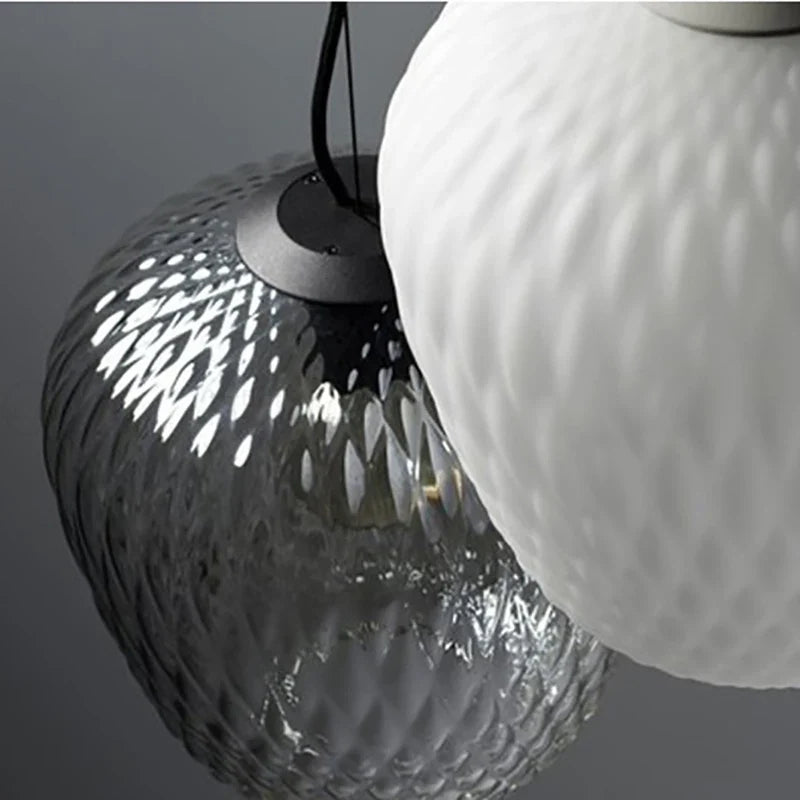 Afralia™ Modern Nordic Glass Pendant Light - LED Indoor Home Decor