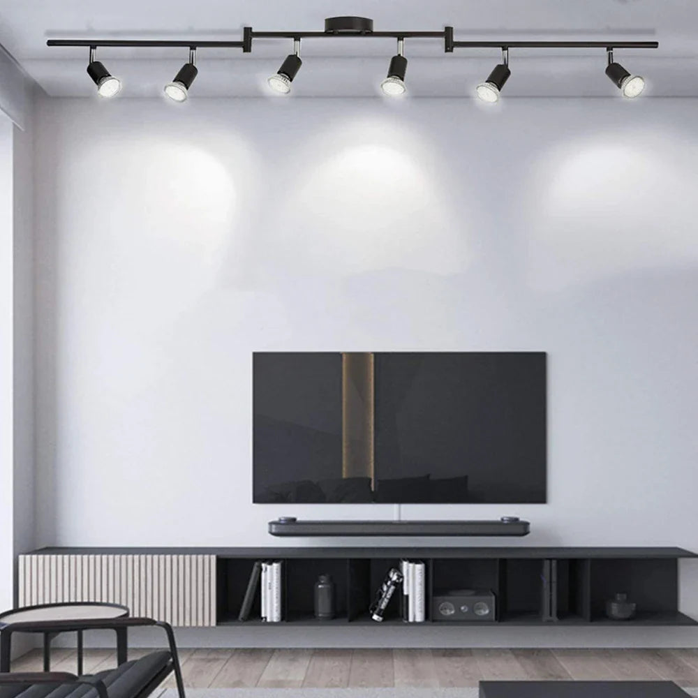 Afralia™ LED Ceiling Spotlight Chandelier for Home Lighting Decor