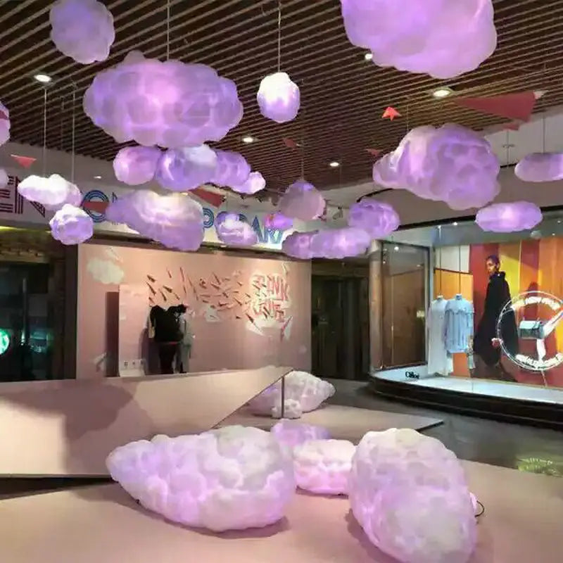 Afralia™ Cloud LED Chandelier Light for Kids room Nursery School