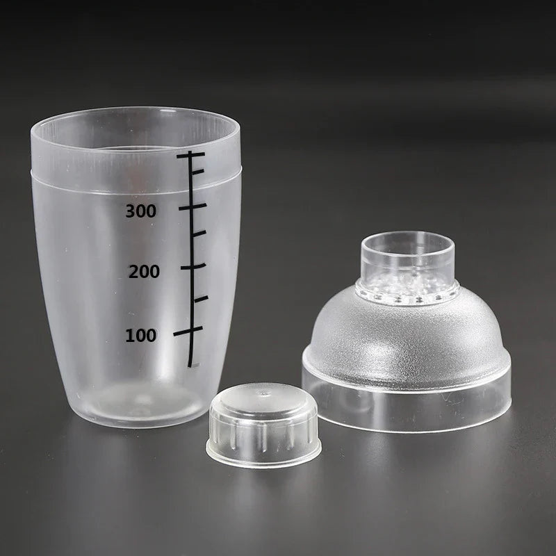 Afralia™ PC Cocktail Shaker with Scale - Durable Milk Tea Mixer for Bartenders