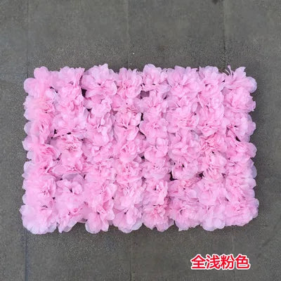 Afralia™ Silk Rose Fake Flower Wall Wedding Decoration Romantic Home Decor