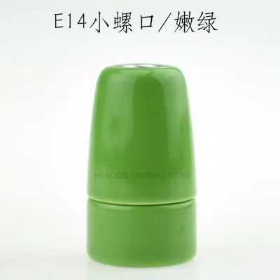 Afralia™ Vintage Ceramic E14 Lamp Socket Fitting for Pet Aquarium Fish