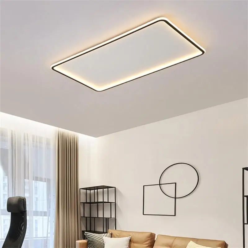 Afralia™ Modern Dimmable LED Ceiling Light for Living Room, Bedroom, and Study Room