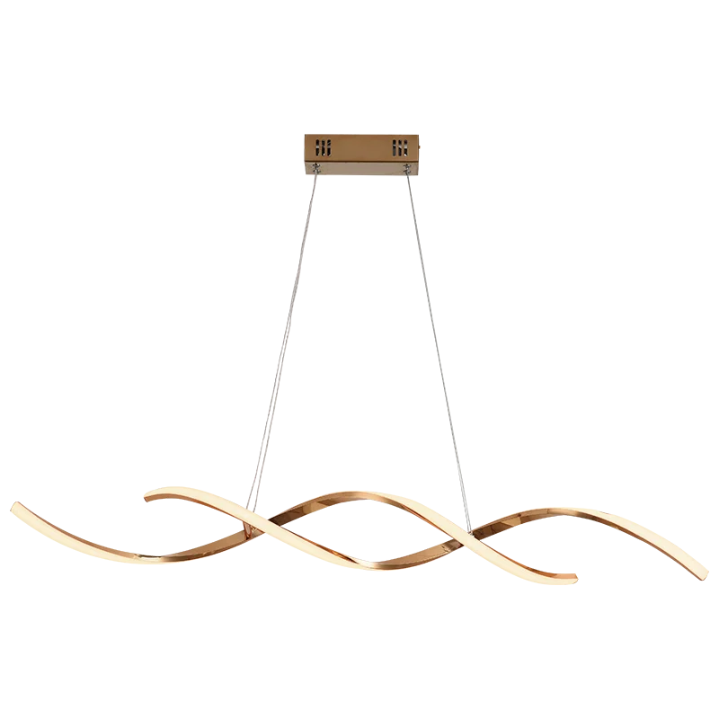 Afralia™ Modern Nordic LED Pendant Light - Chrome/Gold Plated Finish