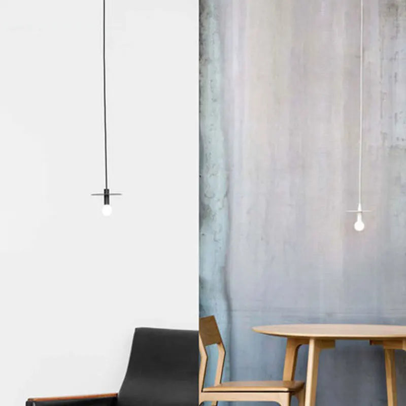 Afralia™ Iron Pendant Light: Nordic LED E27 Hanging Lamp for Home Decor