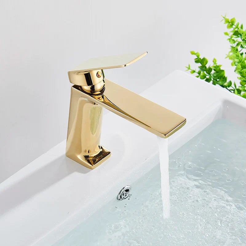 Afralia™ Black Basin Mixer Tap Vessel Sink Faucet Hot Cold Water Luxury