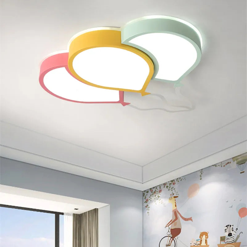 Afralia™ Kids Room Princess Chandelier: Cartoon Lamp Shade Ceiling Chandelier for Cute Room Decor