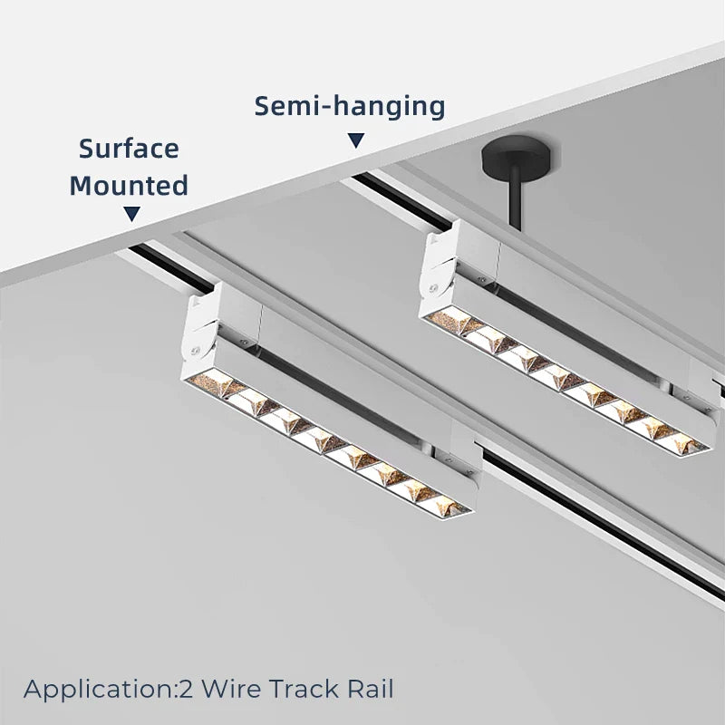 Afralia™ LED Track Lamps: Modern 20/30W Ceiling Rail Floodlight for Living Room, Store Lighting