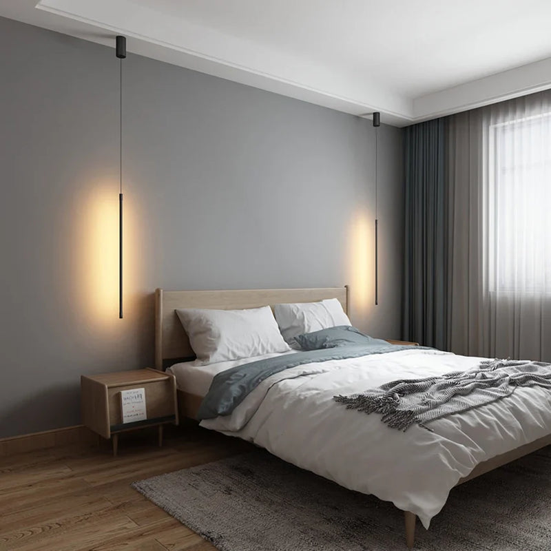 Afralia™ Nordic LED Bedroom Pendant Lights for Home Decoration and Ambient Lighting