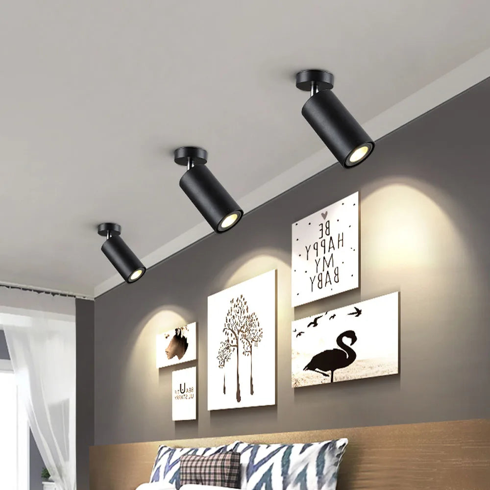 Afralia™ Industrial Ceiling Lights for Living Room - LED Ceiling Lamp for Restaurant
