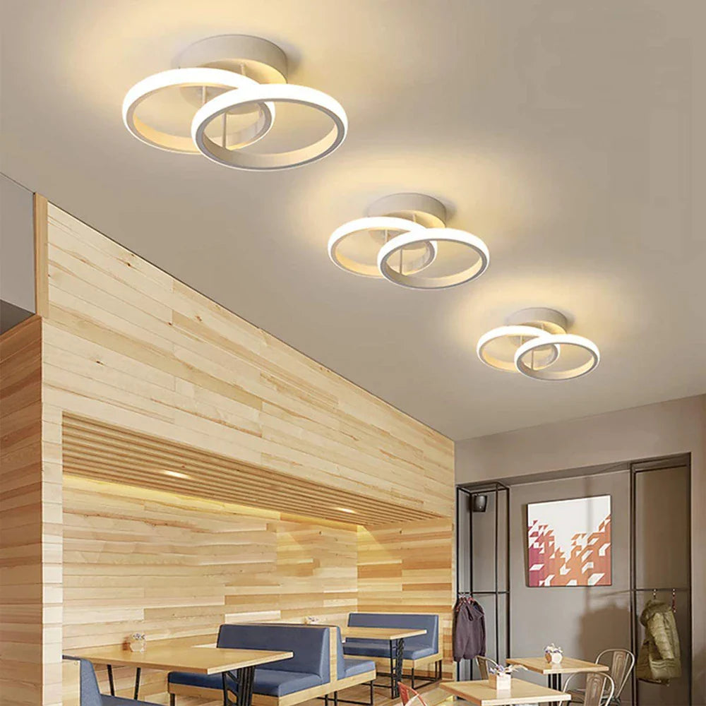 Afralia™ LED Ceiling Light: Modern Minimalist Nordic Home Chandelier Lighting for Living Room