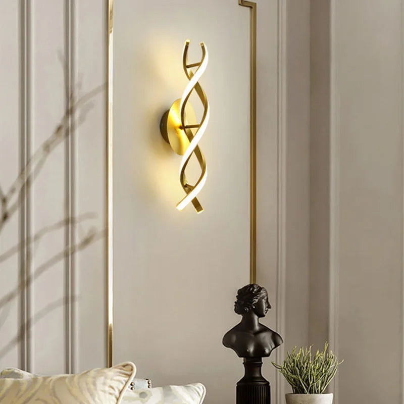 Afralia™ Minimalist LED Wall Lamp: Modern Nordic Bedroom Decor Lighting