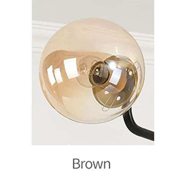 Afralia™ Nordic LED Bubble Chandelier with 6 Edison Lights