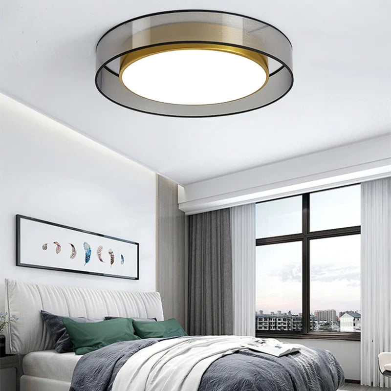 Afralia™ LED Ceiling Light: Minimalist Nordic Round Lighting Fixture for Living Room, Bedroom, Dining Room