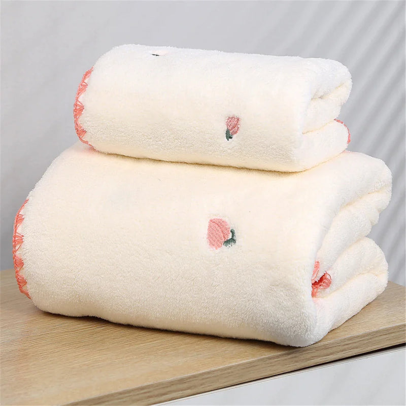 Afralia™ Luxury Face Bath Towel Set for Adults and Children - High Quality