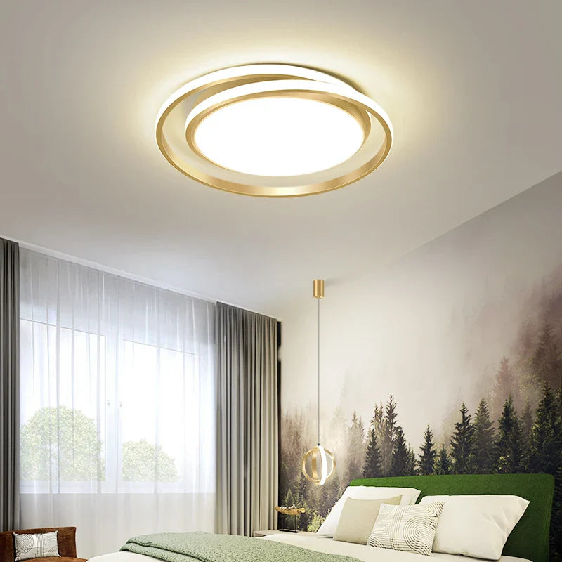 Afralia™ Nordica LED Ceiling Light - Modern Metal Fixture for Home Decor