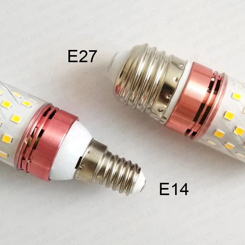 Afralia™ High Power LED Corn Lamp - 12W/16W, SMD2835, Candle Light Bulb for Chandeliers & Home Decor