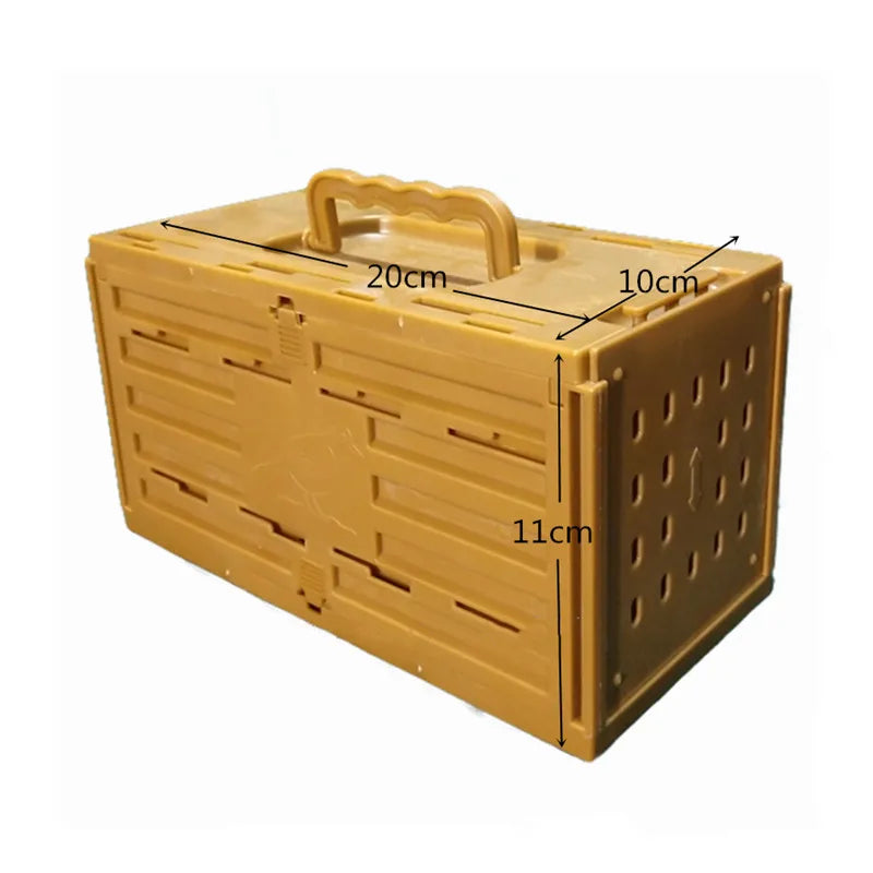 Afralia™ Plastic Birdcage Portable Budgie Parrot Cage Bird House Display Storage Cage