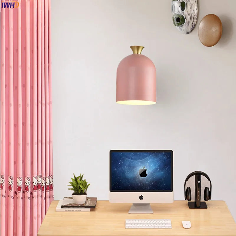 Afralia™ Modern Nordic LED Wall Sconce | Bedroom Bathroom Stair Mirror Light Fixture