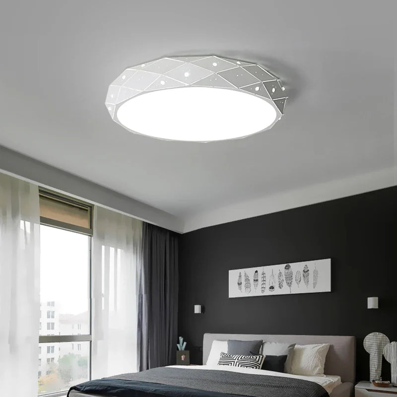 Afralia™ Dimmable Iron Chandelier Lights for Bedroom & Living Room with Remote Control