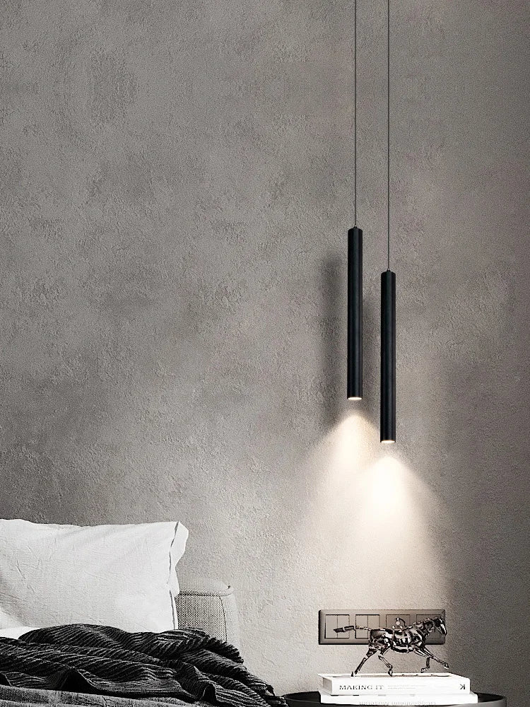 Afralia™ Minimalist Chandelier: Modern Light Luxury Nordic Bedroom Bedside Lamp