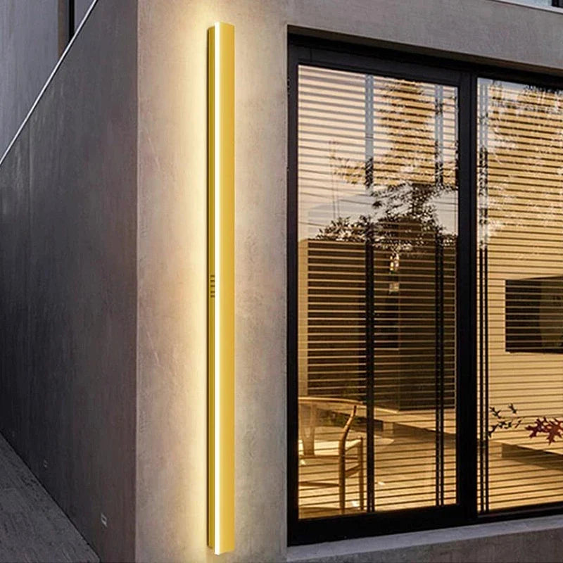 Afralia™ Outdoor Wall Lamp for Modern Decor, Villa Stairs, Courtyard, IP65 Waterproof & Long