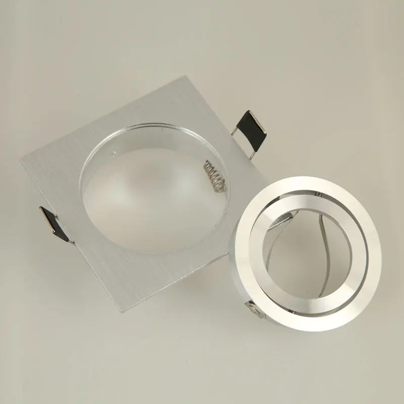 Afralia™ Adjustable LED Ceiling Downlight Frame with GU10/MR16 Holder for Spot Lighting