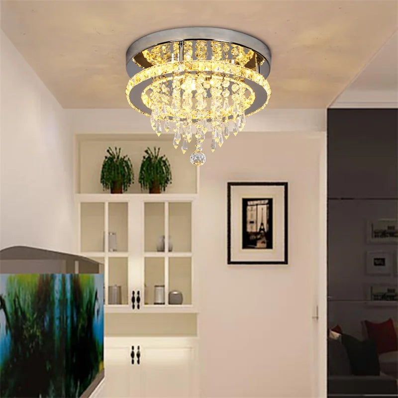 Afralia™ Modern LED Ceiling Chandelier for Living Room, Dining Room, and Bedroom