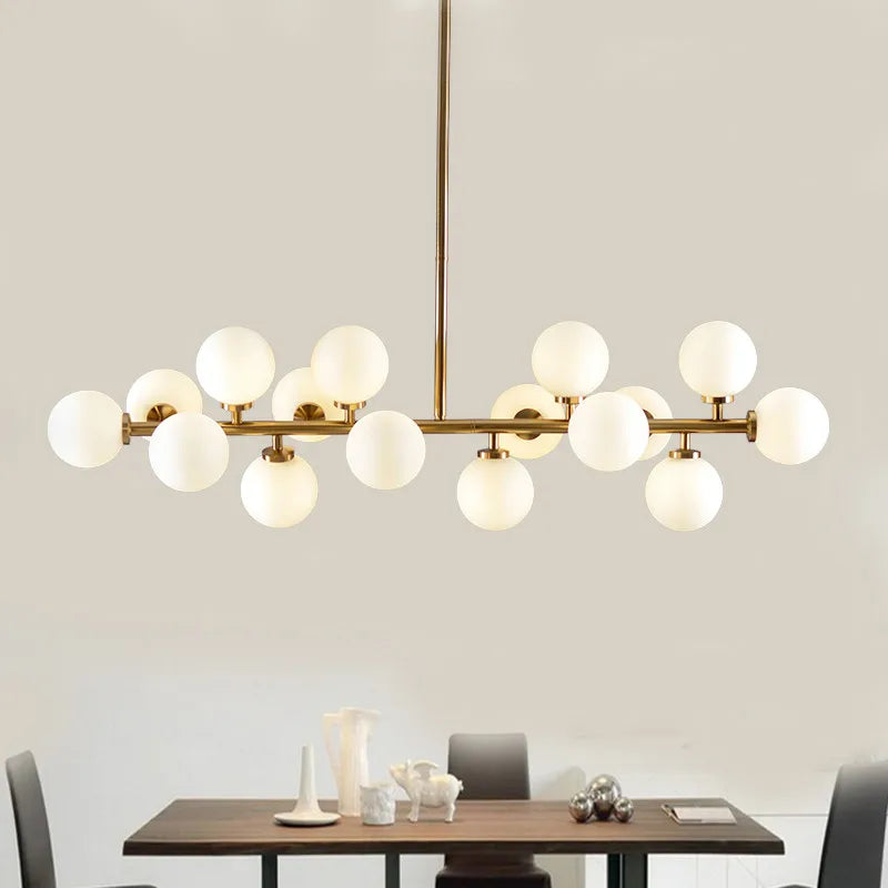 Afralia™ Molecule Glass Pendant Lamp for Living Room, Bar, Dining Room, Kitchen Island Lighting