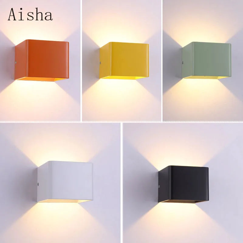 Afralia™ Modern LED Wall Lamp for Stylish Interior Lighting