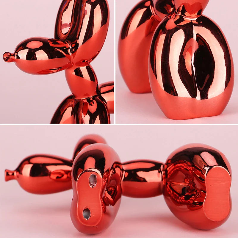 Afralia™ Nordic Resin Dog Sculpture Ornaments for Home Decor & Kids' Gifts