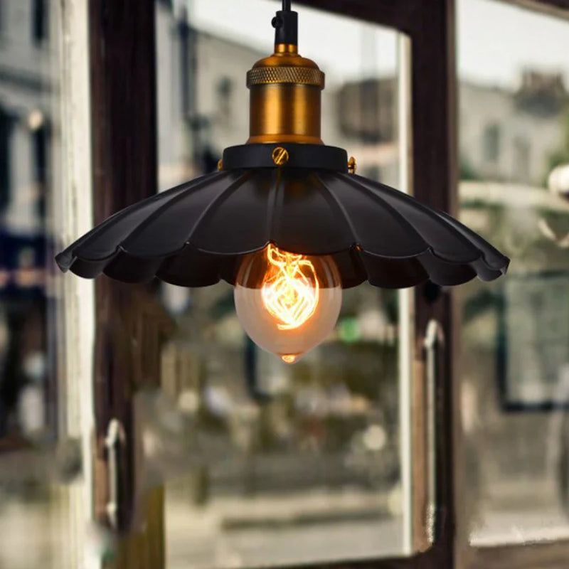 Afralia™ Vintage Loft Pendant Light Nordic Retro Industrial Hanging Lamp for Home Kitchen Decor