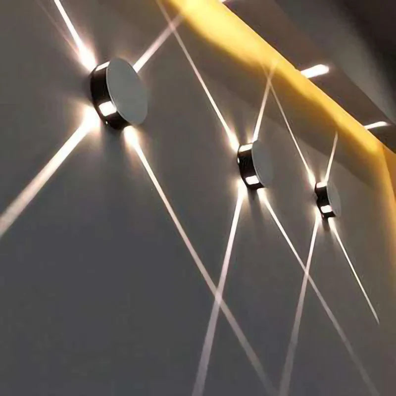 Afralia™ LED Cross Wall Sconce for Indoor Lighting in Bedrooms, Living Rooms, and Corridors