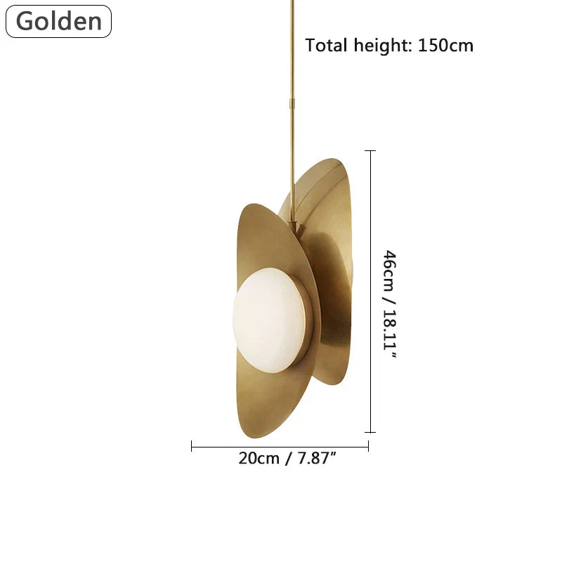 Afralia™ Postmodern Iron Pendant Light with 2 Heads for Home, Kitchen, Dining Room